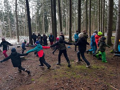 Zdobení stromečku pro zvířátka 2024